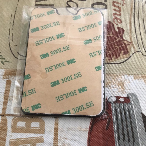 🛍️Black Back of Phone Card & Ring Holder Nwot - Picture 2 of 2